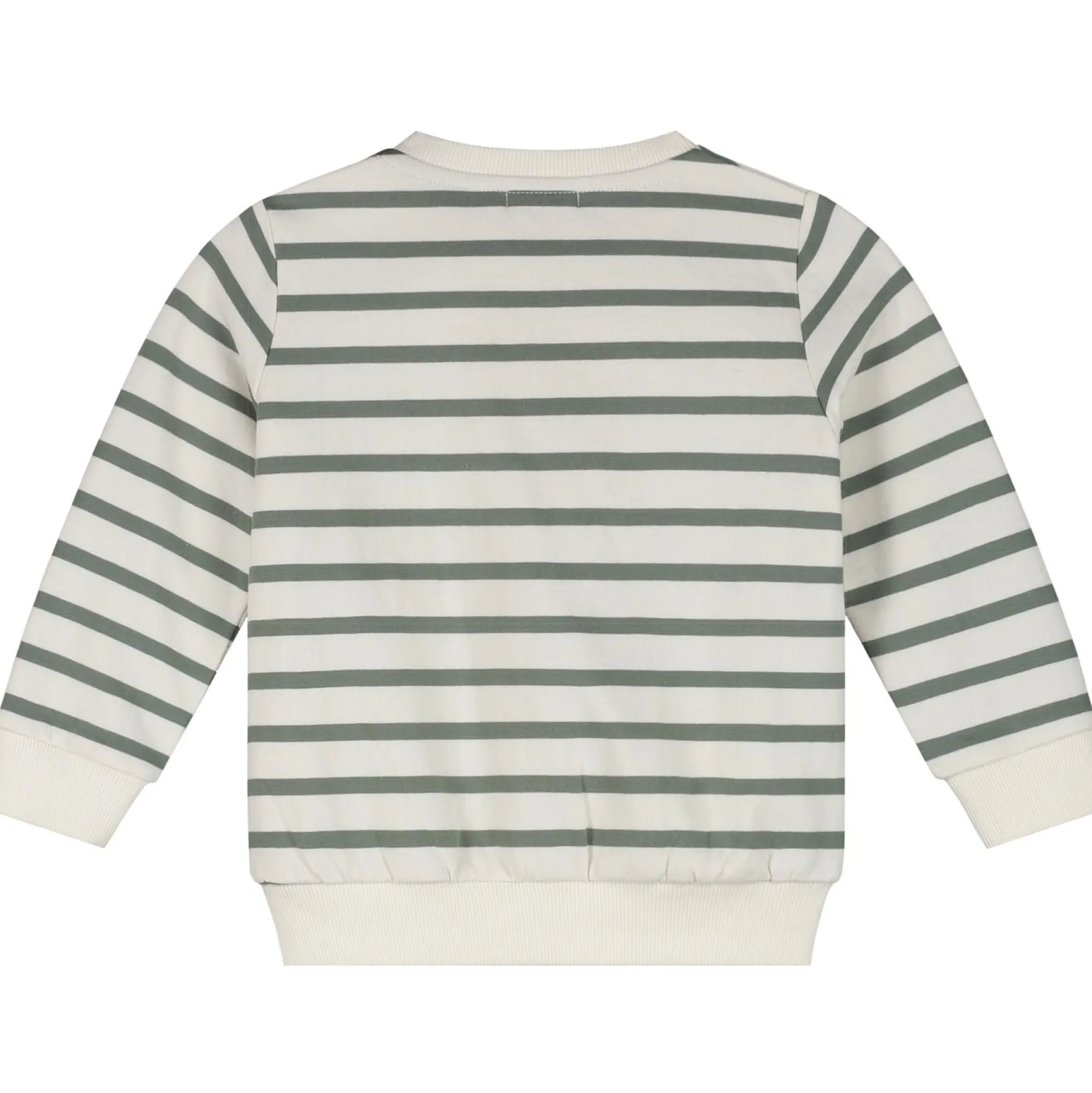 Truien & Vesten|Truien & Sweaters*Prénatal baby sweater lange mouwen strepen groen Light Khaki Green