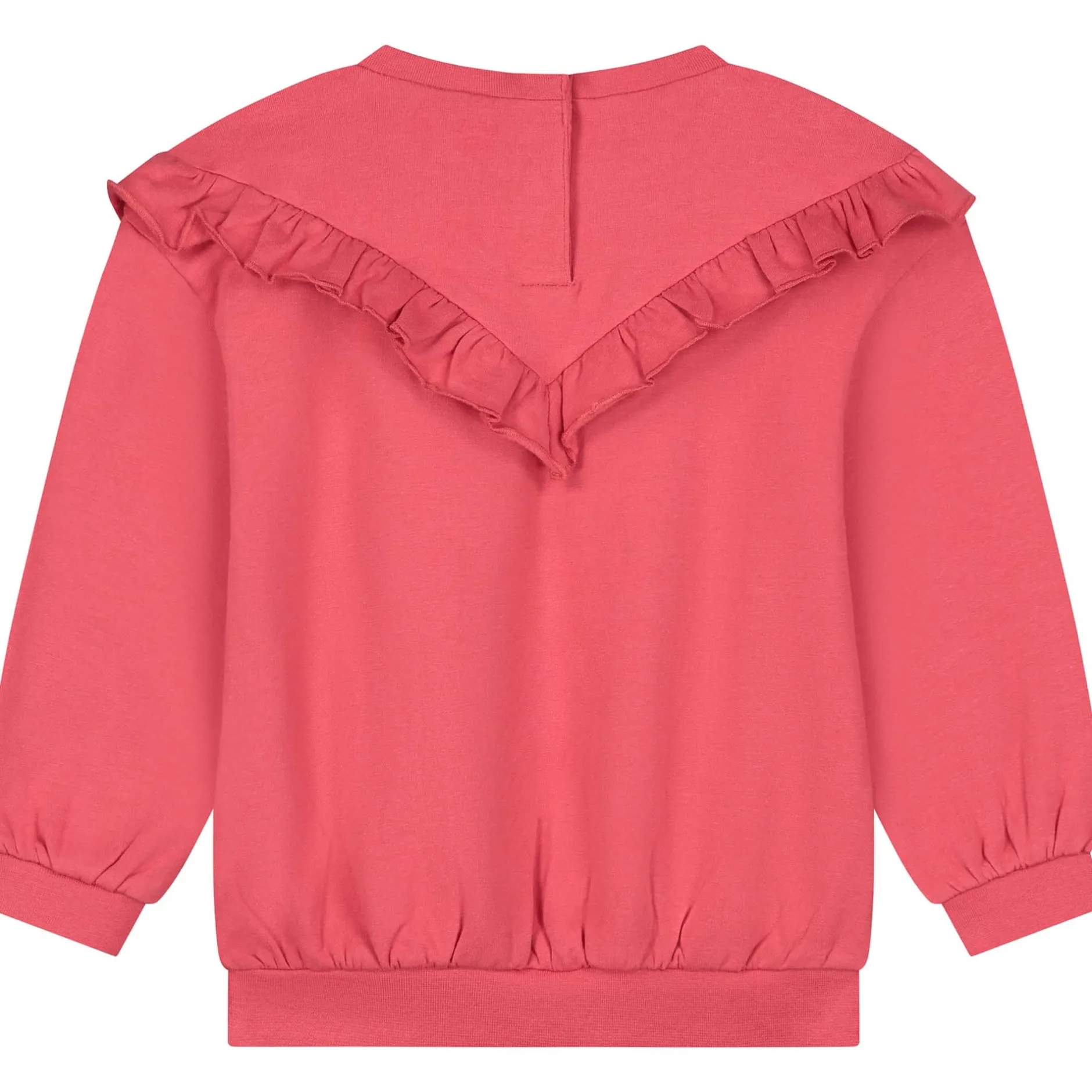 Truien & Vesten|Shirts & Blouses*Prénatal baby sweater lange mouwen effen rood Fuchsia Red