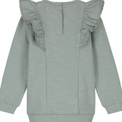 Truien & Vesten|Shirts & Blouses*Prénatal baby sweater lange mouwen effen groen Dark Mint Green