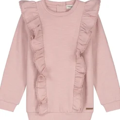 Truien & Vesten|Shirts & Blouses*Prénatal baby sweater lange mouwen effen roze Soft Pink