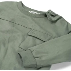 Truien & Vesten|Truien & Sweaters*Prénatal baby sweater lange mouwen effen groen Light Khaki Green