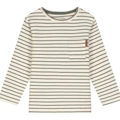 Shirts & Blouses|Shirts & Blouses*Prénatal baby T-shirt lange mouwen strepen groen Light Khaki Green