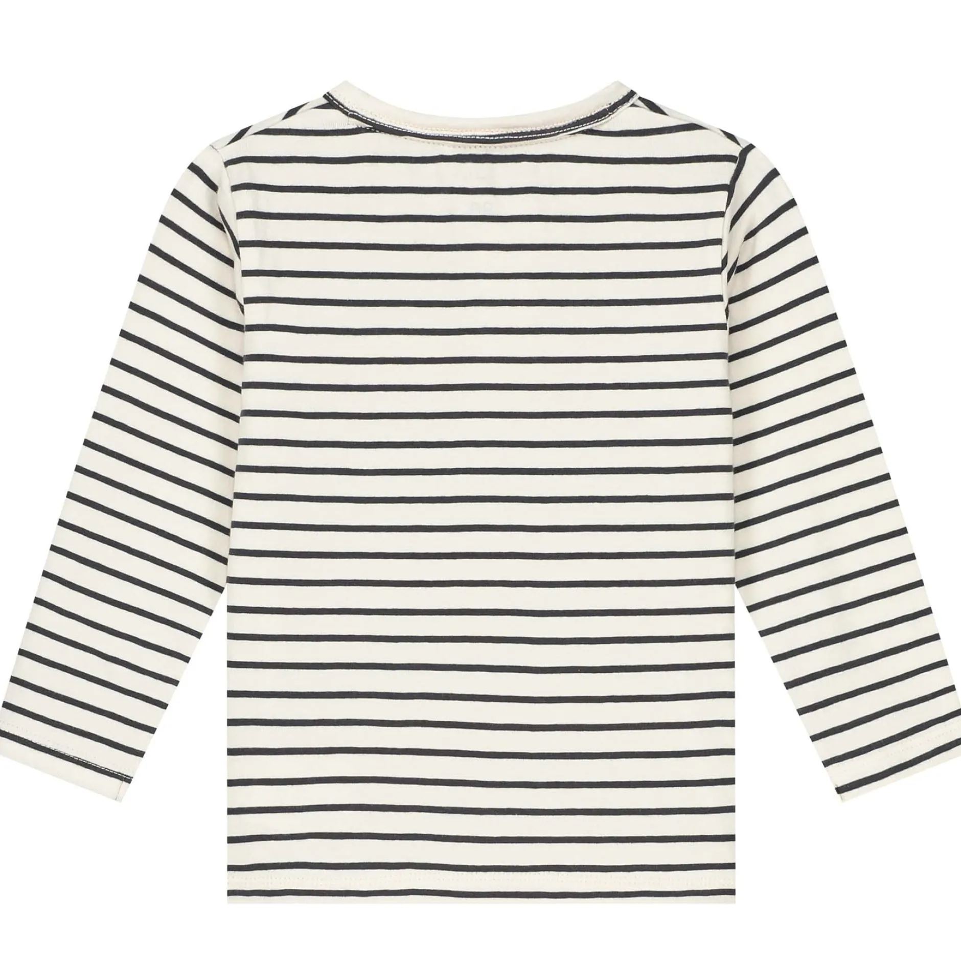 Shirts & Blouses|Shirts & Blouses*Prénatal baby T-shirt lange mouwen strepen antraciet Dark Stone Grey