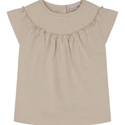 Shirts & Blouses|Shirts & Blouses*Prénatal baby T-shirts 2 stuks korte mouwen panterprint beige Light Brown Melange