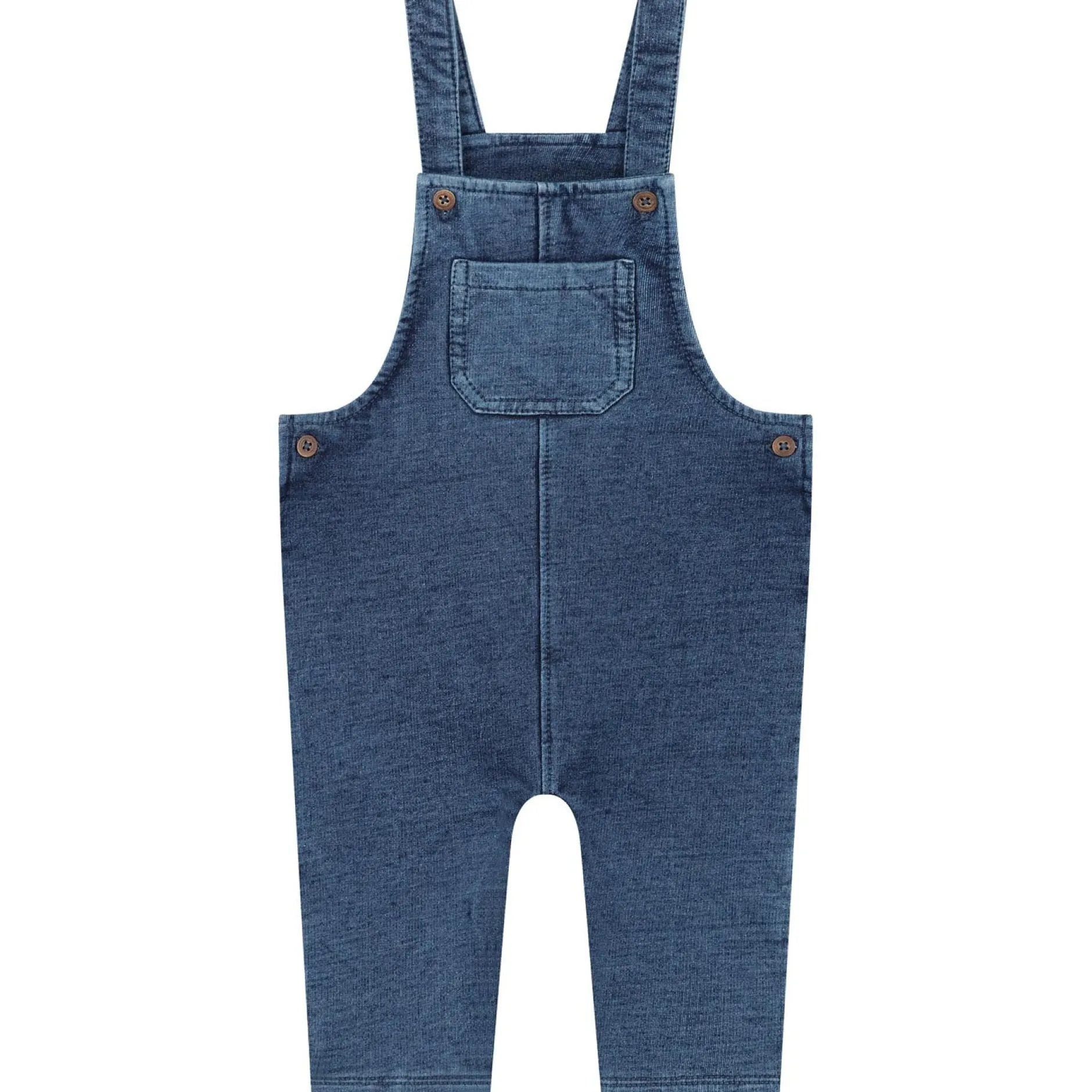 Broeken & Tuinbroeken|Jeans*Prénatal baby tuinpak mouwloos effen blauw Mid Blue Denim