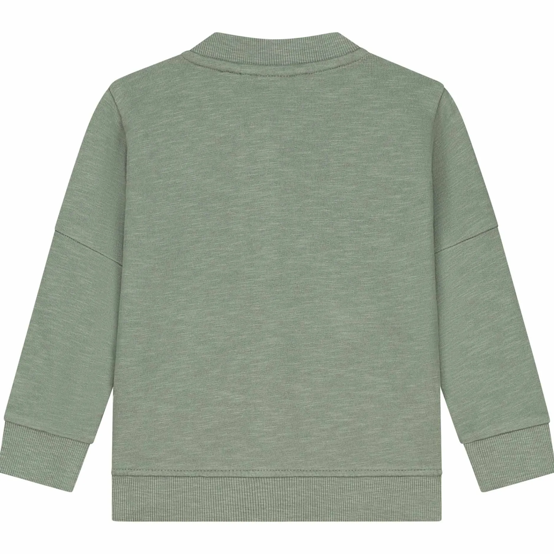 Truien & Vesten|Vesten*Prénatal baby vest lange mouwen tekst groen Light Khaki Green