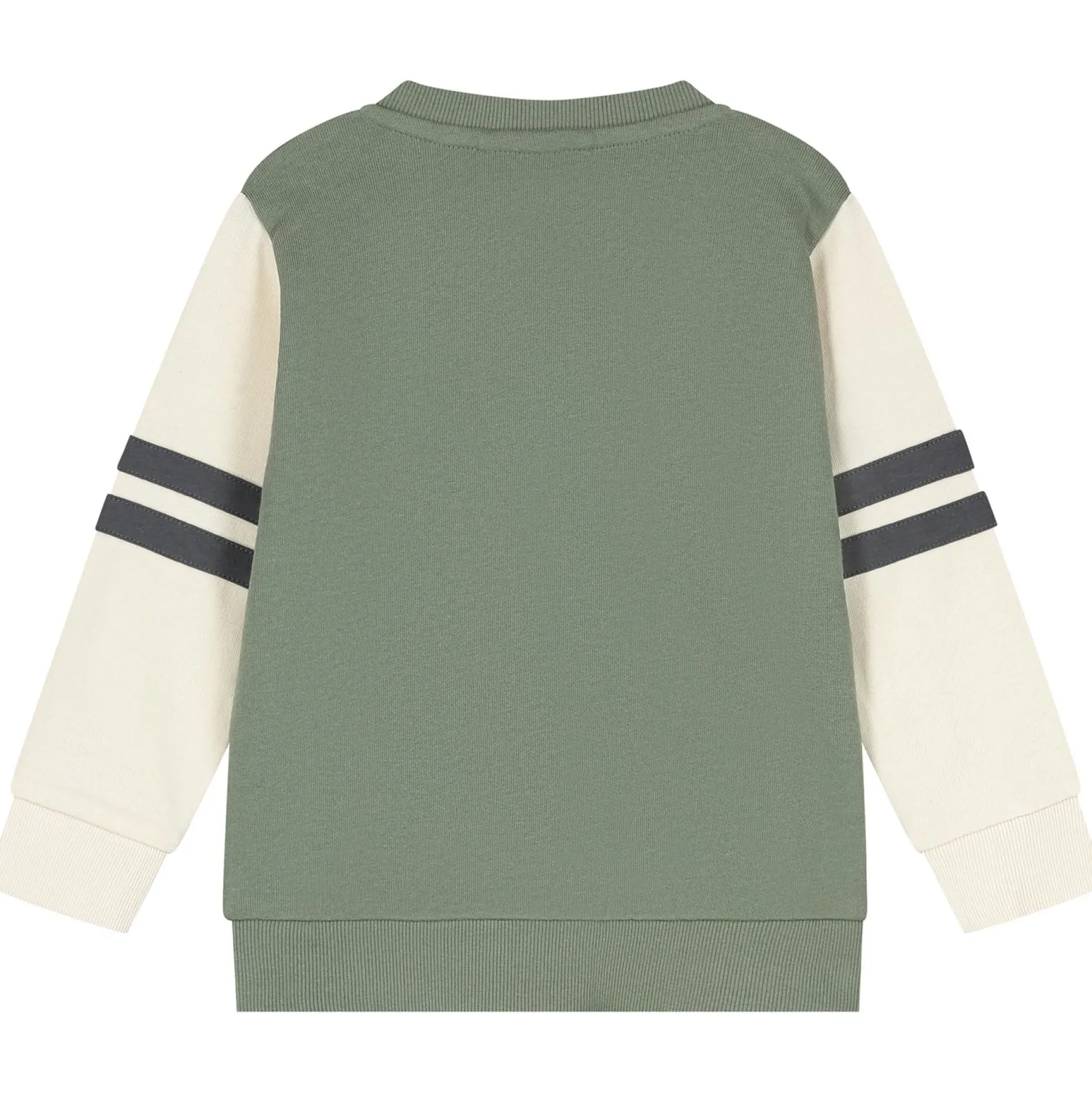 Truien & Vesten|Vesten*Prénatal baby vest lange mouwen meerkleurig multi Light Khaki Green