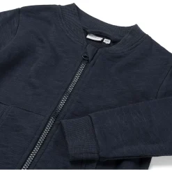 Truien & Vesten|Vesten*Prénatal baby vest lange mouwen effen blauw Dark Bluegrey