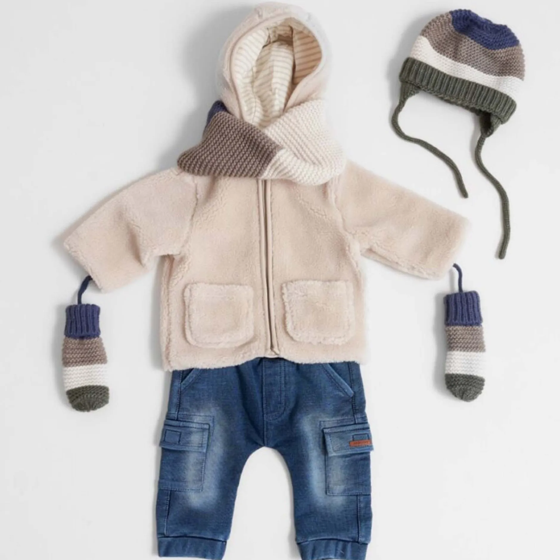 Accessoires|Accessoires*Prénatal baby wanten groen Smoke Green
