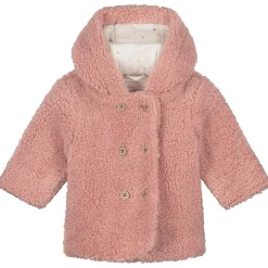 Jassen|Jassen*Prénatal baby winterjas lange mouwen effen roze Mid Pink