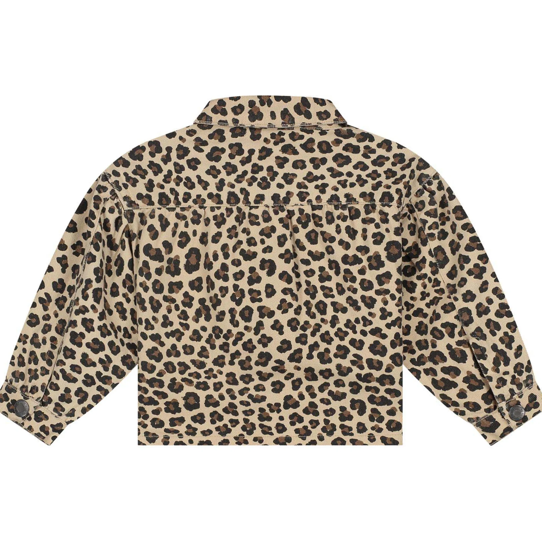 Jassen|Jassen*Prénatal baby zomerjas lange mouwen dierenprint bruin Sandbrown