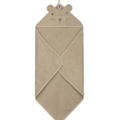 Badcapes & Badjassen*Prénatal badcape tijger beige