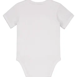 Rompers|Rompers*Prénatal basis overslagromper korte mouwen effen wit White