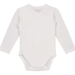 Rompers|Rompers*Prénatal basis overslagromper lange mouwen effen wit White