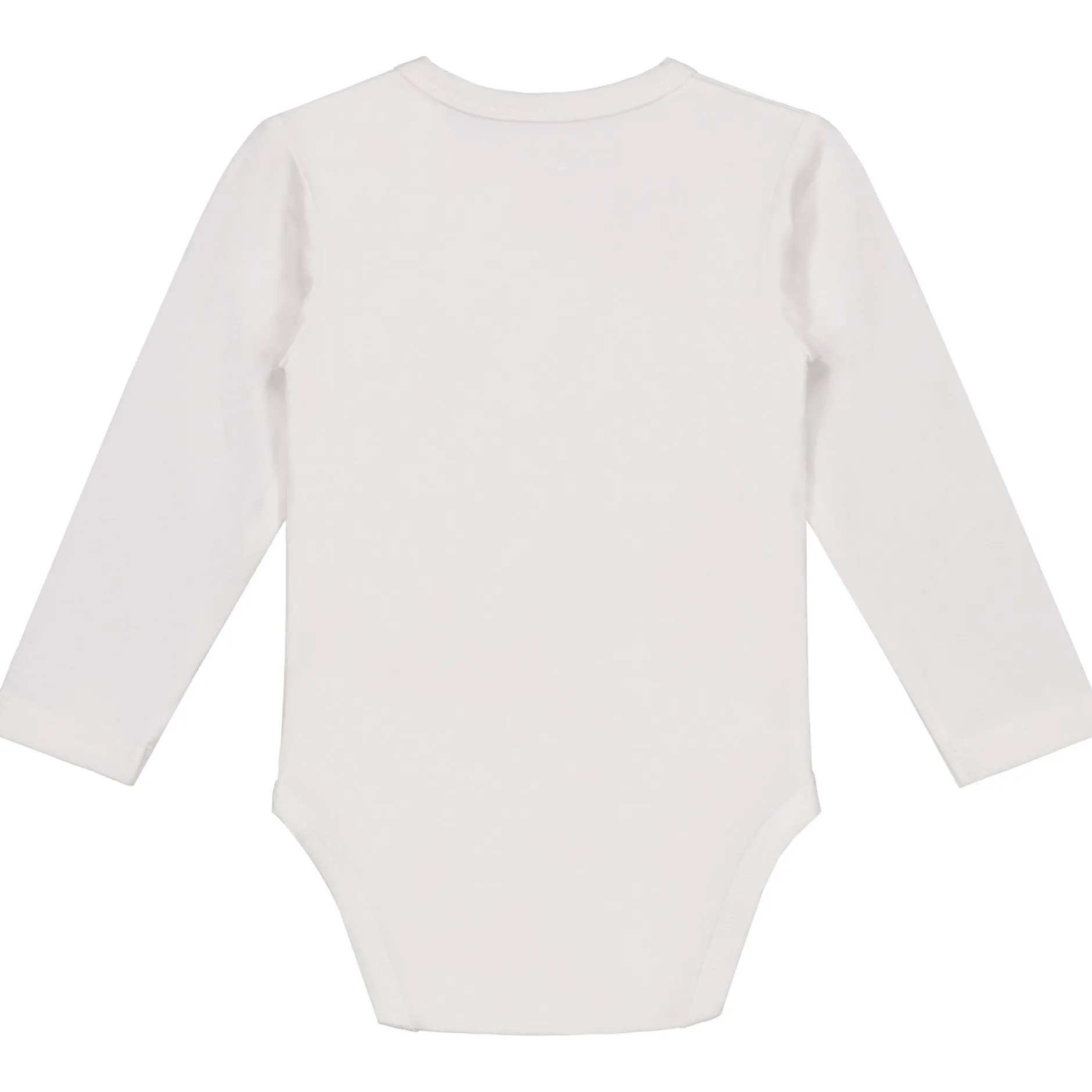 Rompers|Rompers*Prénatal basis overslagromper lange mouwen effen wit White