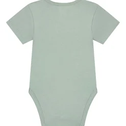 Rompers|Rompers*Prénatal basis romper korte mouwen effen groen Midgreen