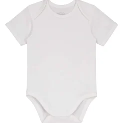 Rompers|Rompers*Prénatal basis romper korte mouwen effen wit White