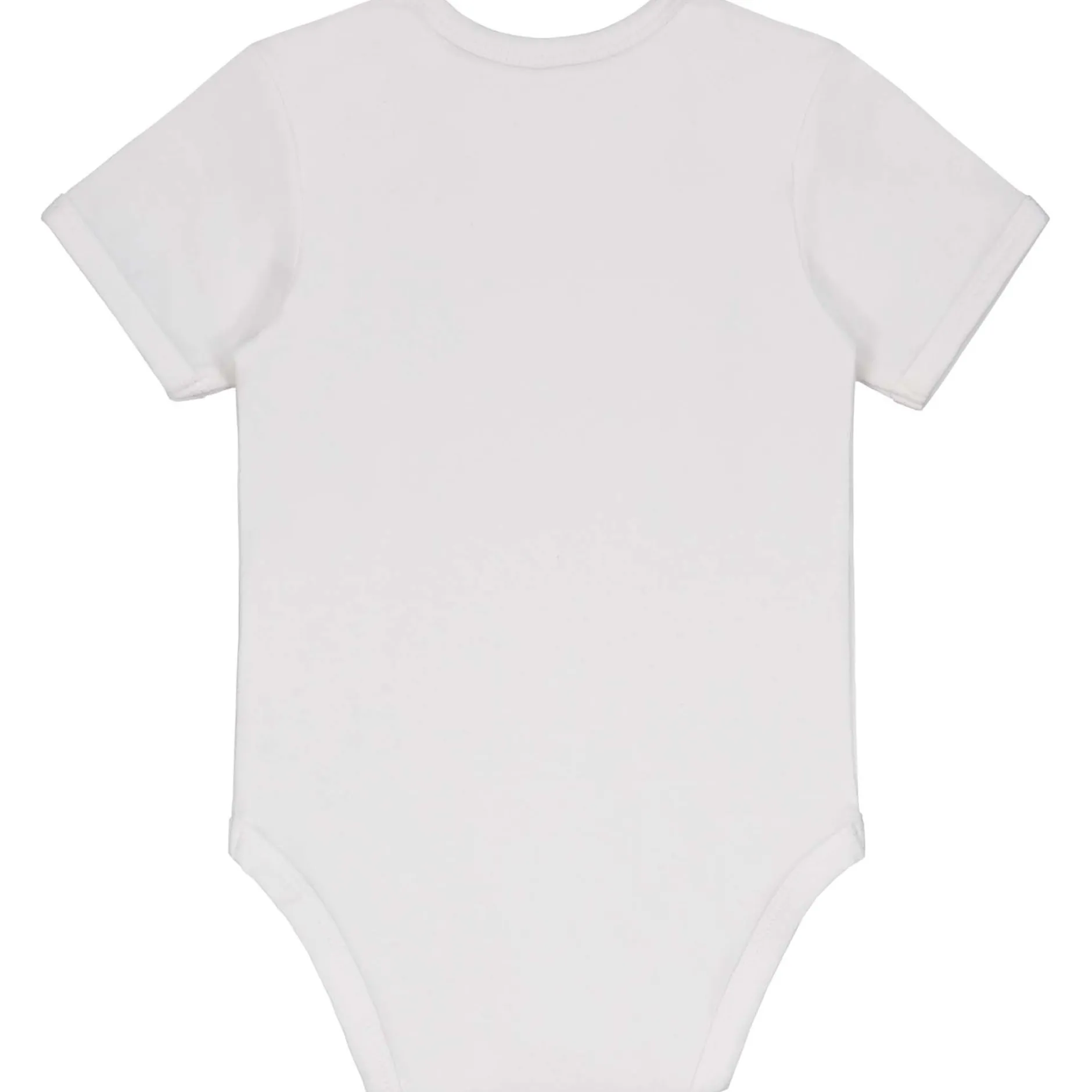Rompers|Rompers*Prénatal basis romper korte mouwen effen wit White