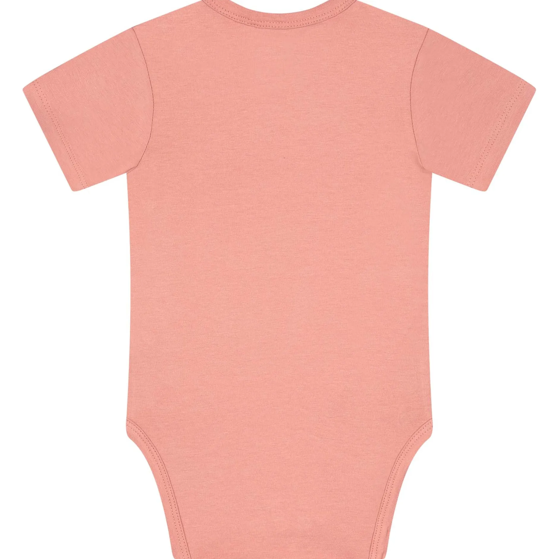 Rompers|Rompers*Prénatal basis romper korte mouwen effen roze Dark Pink