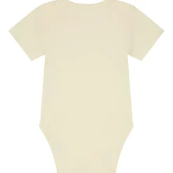 Rompers|Rompers*Prénatal basis romper korte mouwen effen beige Light Ecru