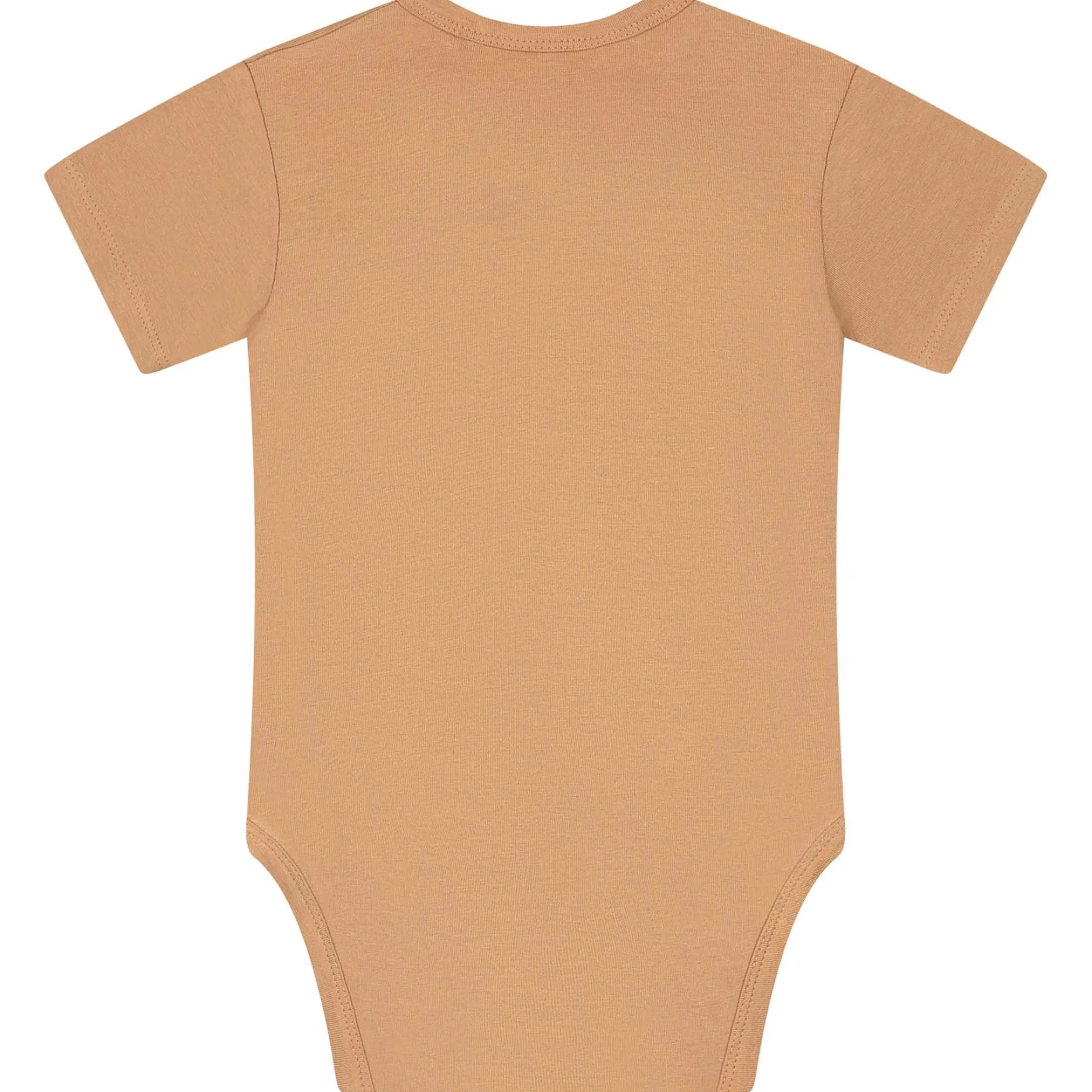 Rompers|Rompers*Prénatal basis romper korte mouwen effen bruin Dark Sand Brown