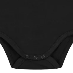 Rompers|Rompers*Prénatal basis romper korte mouwen effen zwart Black