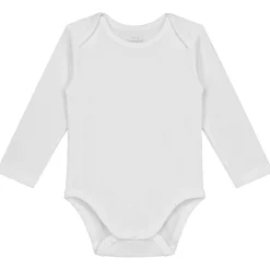 Rompers|Rompers*Prénatal basis romper lange mouwen effen wit White