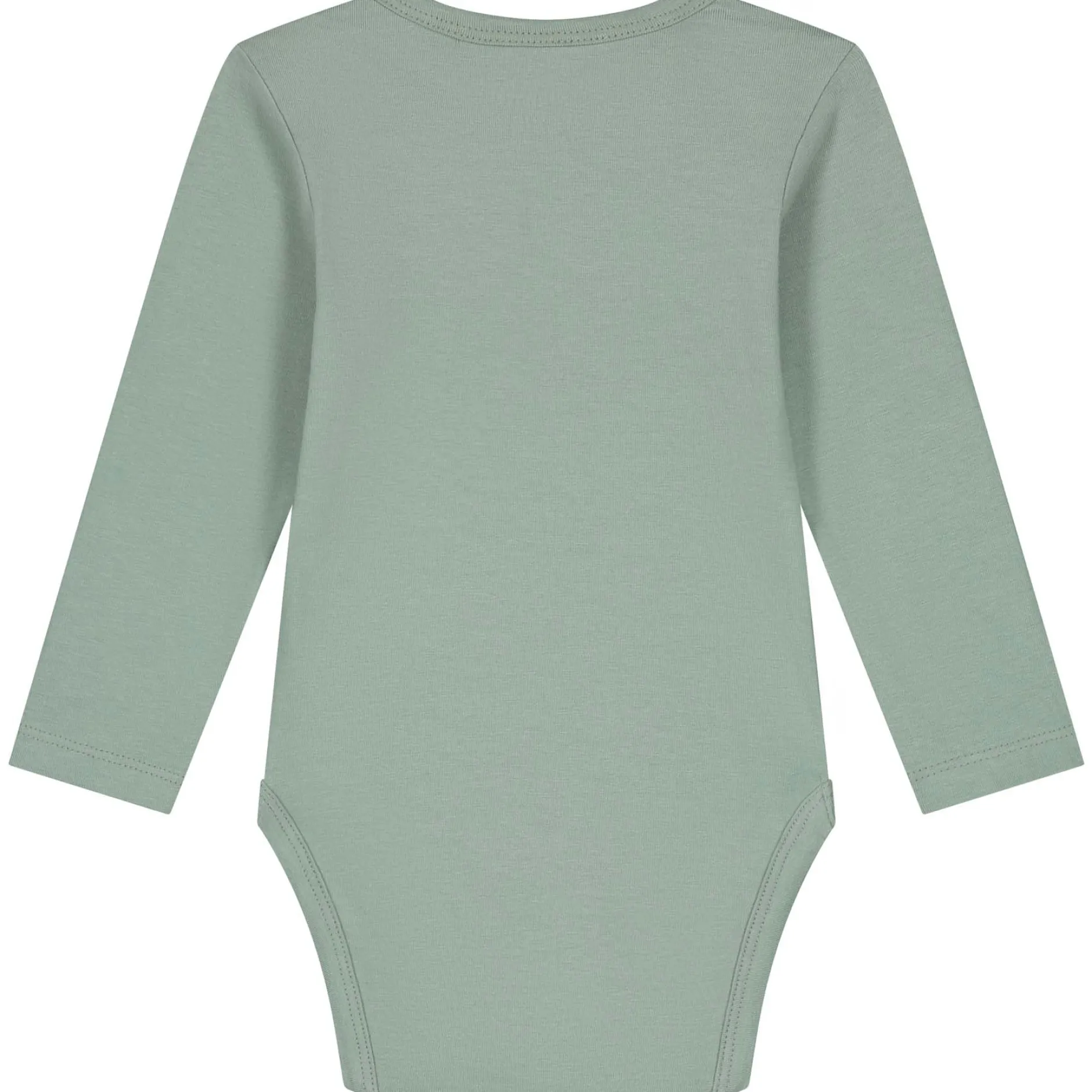 Rompers|Rompers*Prénatal basis romper lange mouwen effen groen Midgreen