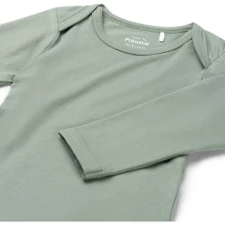 Rompers|Rompers*Prénatal basis romper lange mouwen effen groen Midgreen