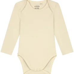 Rompers|Rompers*Prénatal basis romper lange mouwen effen beige Dark Ecru