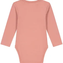 Rompers|Rompers*Prénatal basis romper lange mouwen effen roze Dark Pink