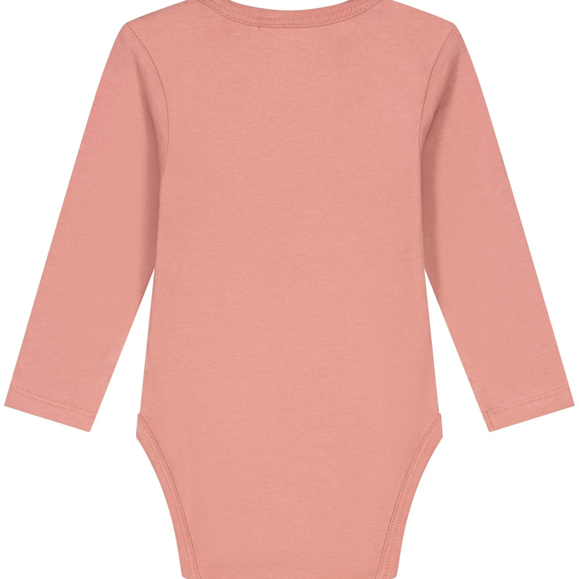 Rompers|Rompers*Prénatal basis romper lange mouwen effen roze Dark Pink