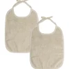 Slabbetjes*Prénatal basis slab 2 stuks wit