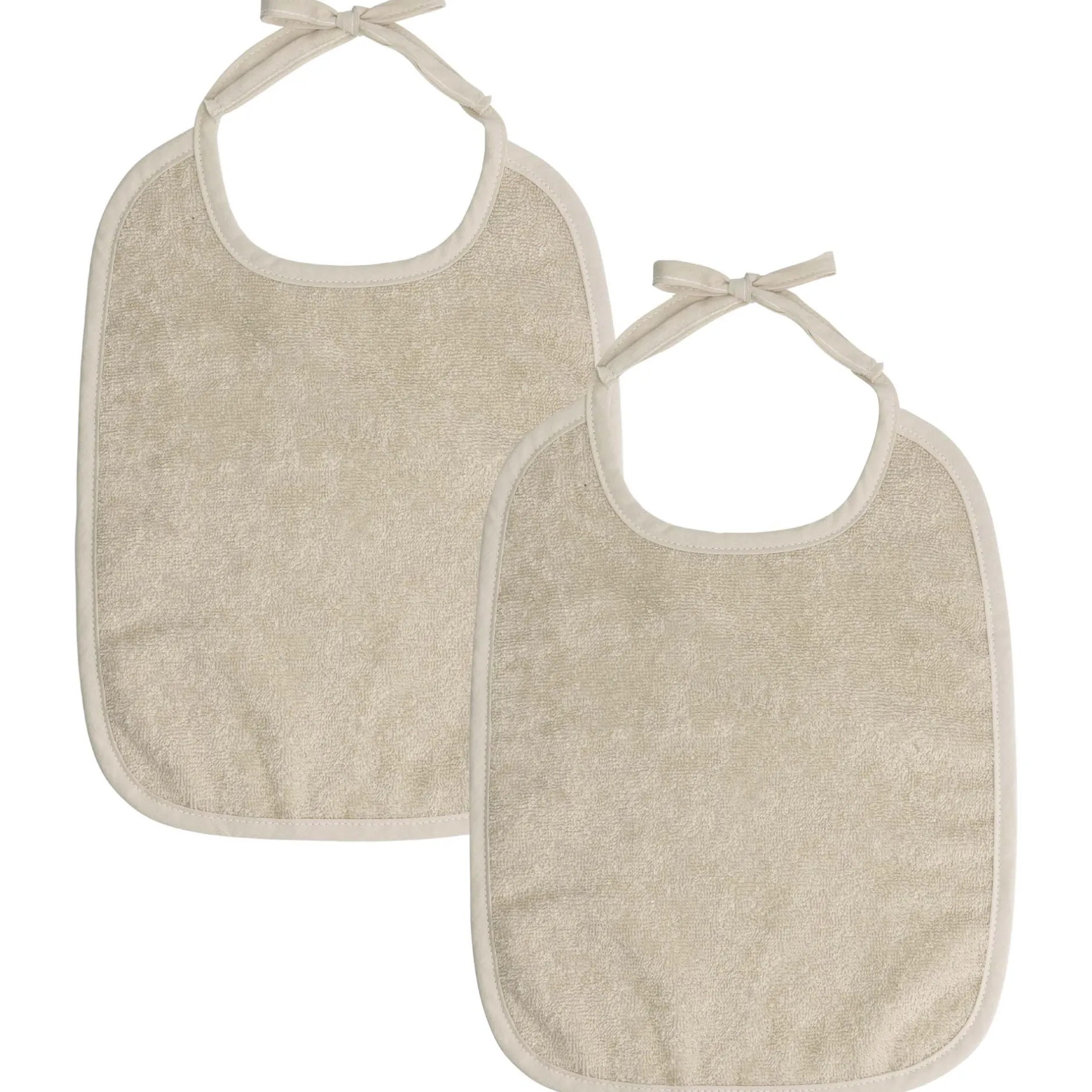 Slabbetjes*Prénatal basis slab 2 stuks wit