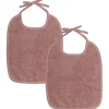 Slabbetjes*Prénatal basis slab 2 stuks roze