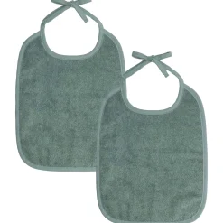 Slabbetjes*Prénatal basis slab 2 stuks groen