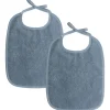 Slabbetjes*Prénatal basis slab 2 stuks blauw