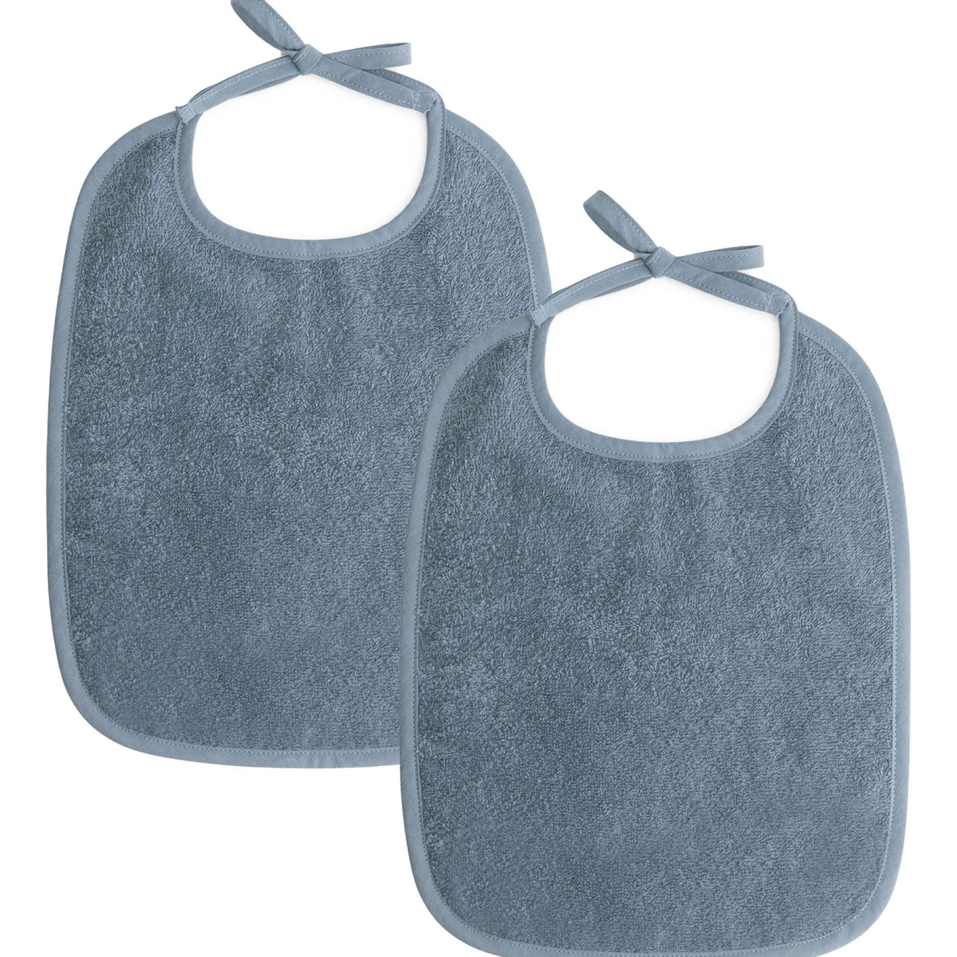 Slabbetjes*Prénatal basis slab 2 stuks blauw