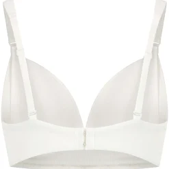 Borstkolven|Bh's*Prénatal beugelloze voedingsbh  effen beige Ecru
