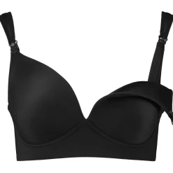 Borstkolven|Bh's*Prénatal beugelloze voedingsbh   zwart Black