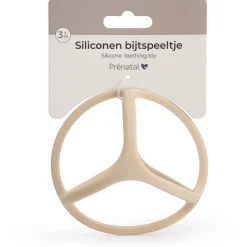 Feestartikelen|Kraamcadeaus*Prénatal bijtspeeltje bal beige