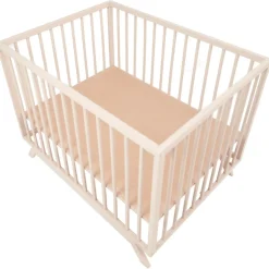 Boxen*Prénatal box Savi beige & boxmatras Ellis
