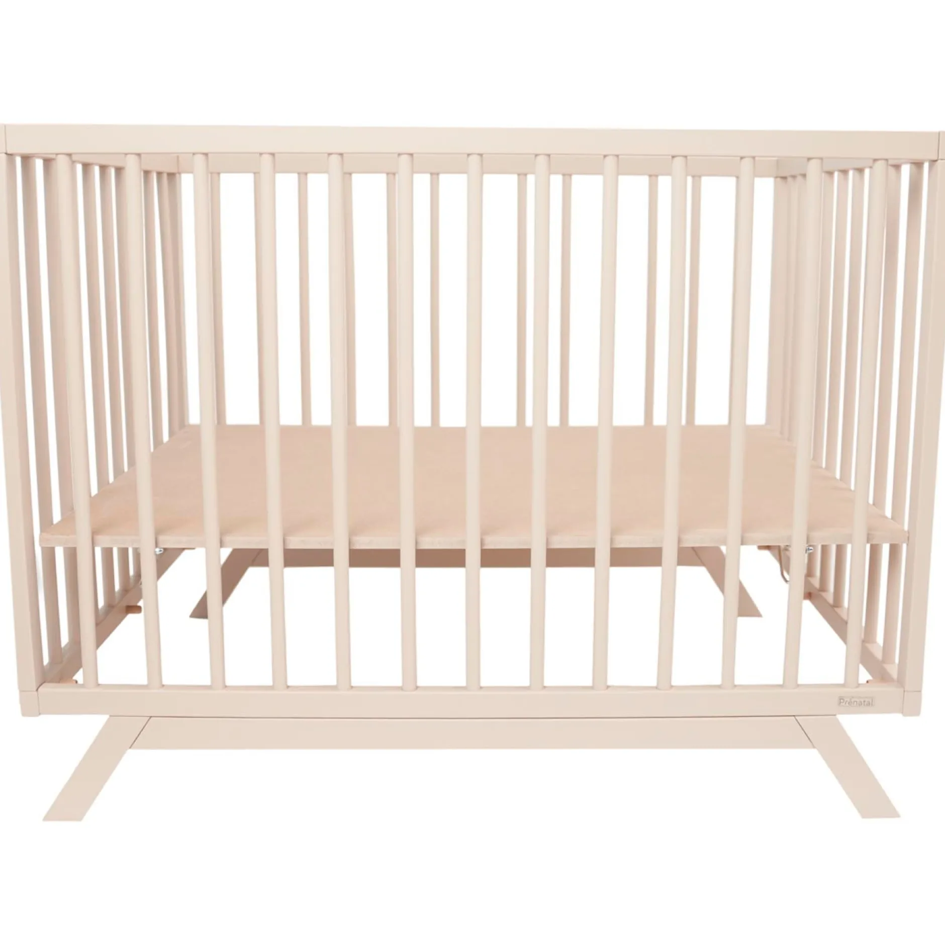 Boxen*Prénatal box Savi beige & boxmatras Ellis