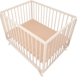 Boxen*Prénatal box Savi beige & boxmatras Ellis