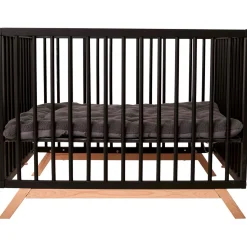 Boxen*Prénatal box Savi zwart & boxmatras Ellis