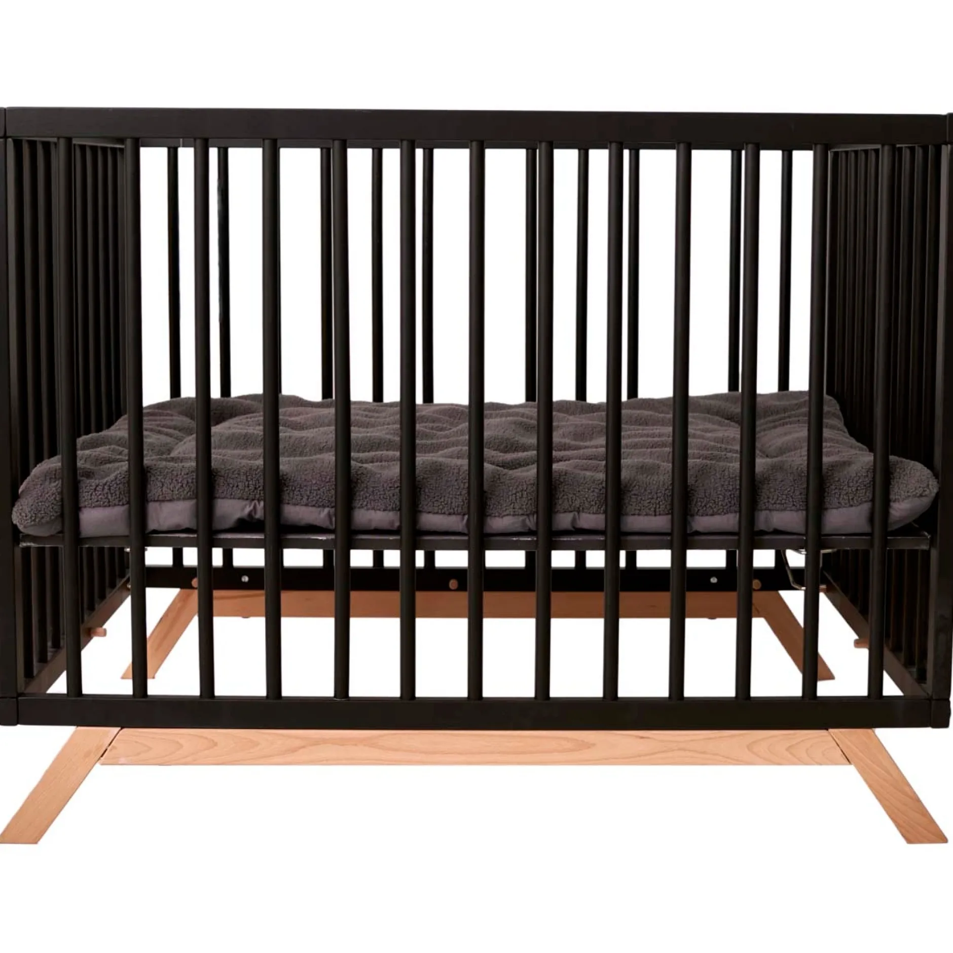 Boxen*Prénatal box Savi zwart & boxmatras Ellis