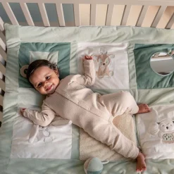Boxkleden*Prénatal boxkleed Kleine Vriendjes Ivory White