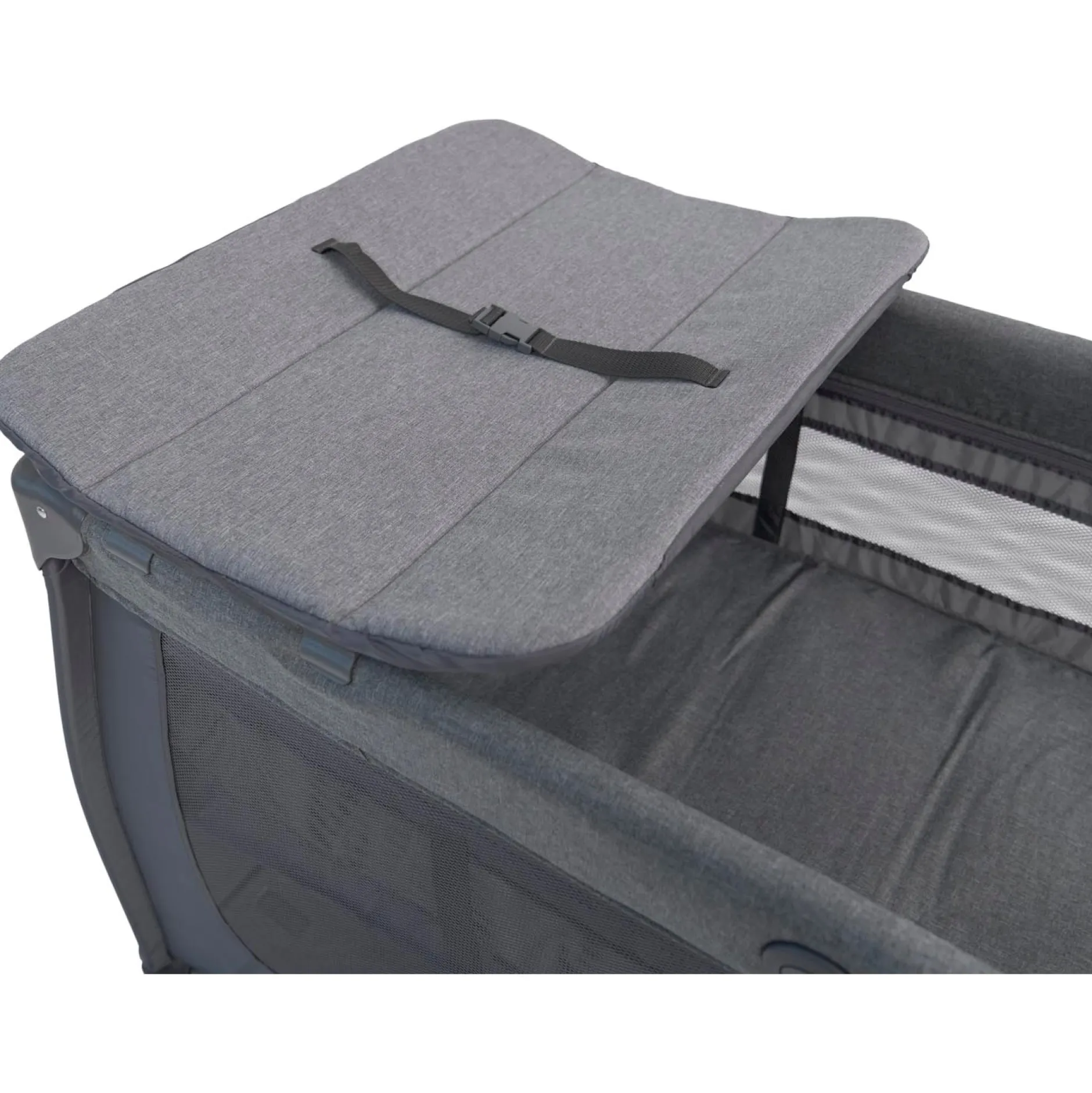 Campingbedden*Prénatal campingbed Beau Grey Melee Light