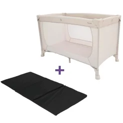 Campingbedden|Bundels En Combideals*Prénatal campingbed Evi sand met matras & matrashoes