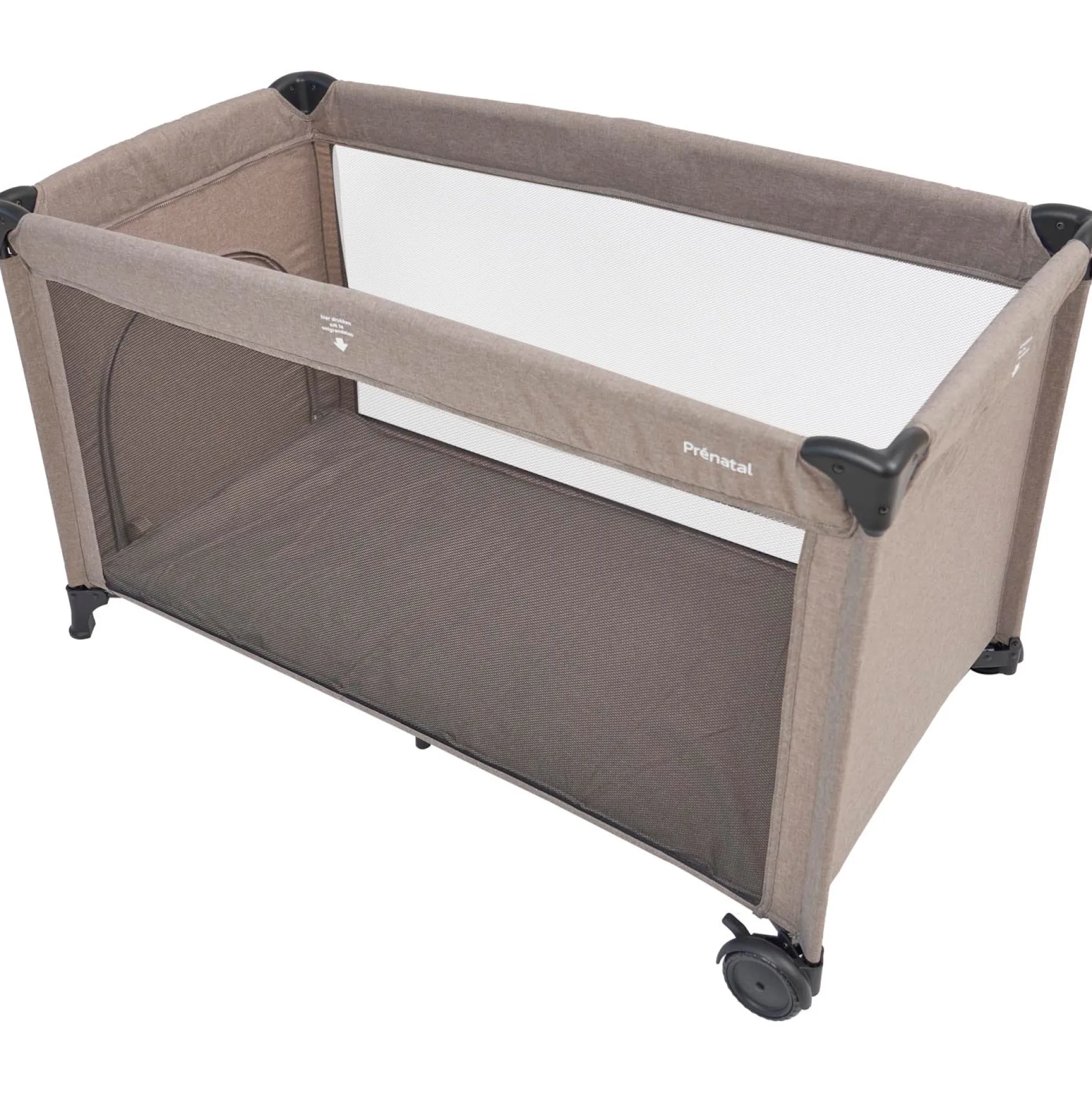 Campingbedden*Prénatal campingbed Sinne Taupebrown